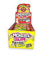 JOHNY BEE жевательная резинка MONSTER GUM + тату 200 шт