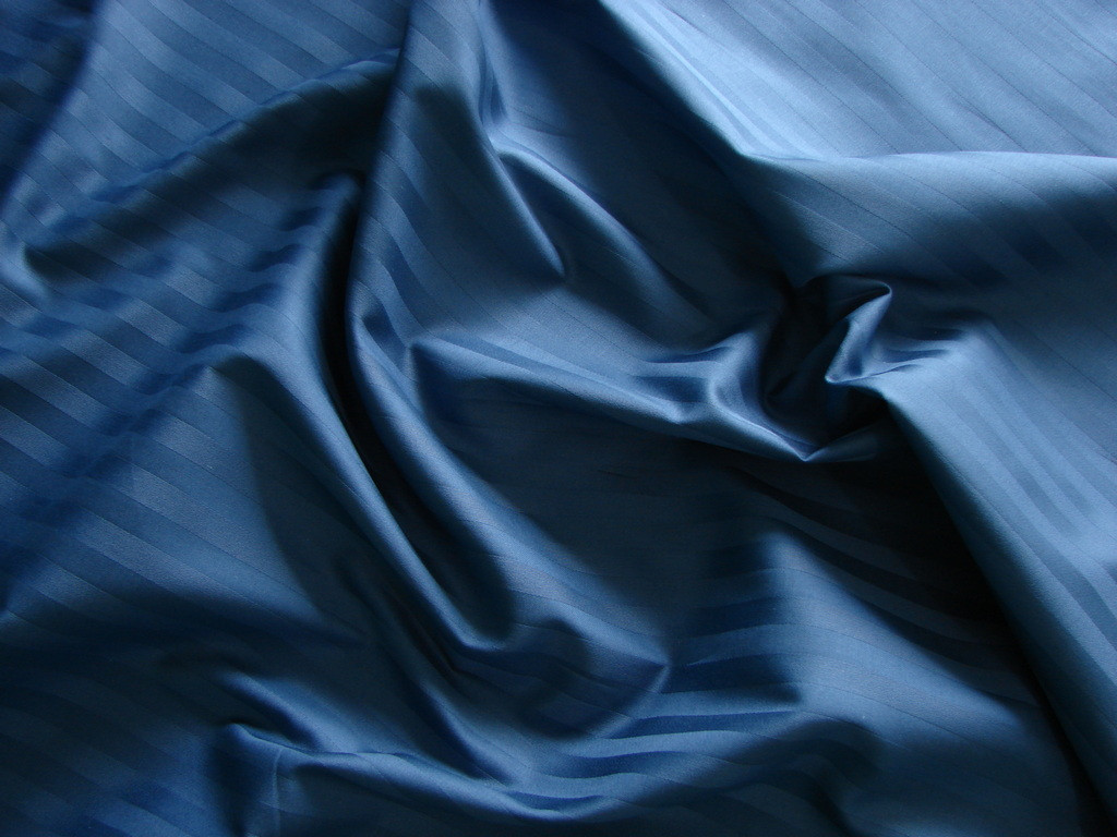 Постельное белье страйп сатин тёмно синего цвета Страйп сатин Евро Стандарт Синий Цвет - фото 3 - id-p1905285725