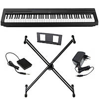 Цифрове піаніно Yamaha P-45 (стійка, педаль, пюпітр і блок живлення)