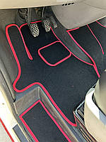 Ворсовые коврики в салон для Volkswagen T5 2004-2020 / Фольксваген Т5 ворсовые на 1 ряд