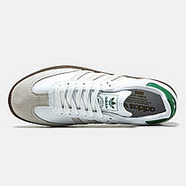 Чоловічі Кросівки Adidas Samba Kith White Green / Адидас Самба Кіт Білі з Зеленим, фото 5