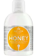 Відновлювальний шампунь для волосся Kallos Cosmetics Repairing Shampoo With Pure Honey Extract з екстрактом ме