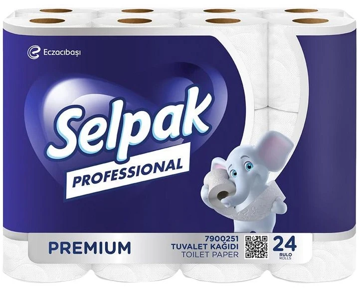 Туалетний папір Selpak ProPremium, тришаровий (24шт.)