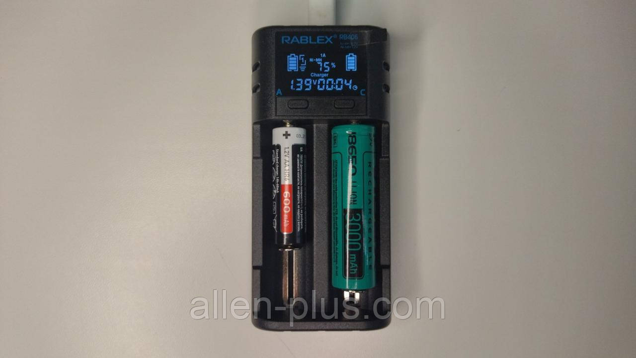 Зарядний пристрій універсальний Rablex RB406 Ni-MH/Ni-CD/Li-Ion