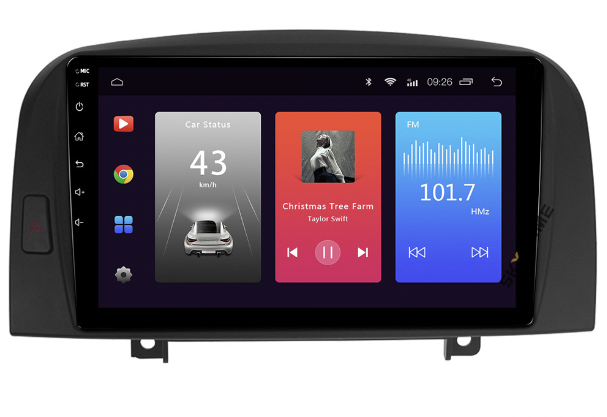 Магнітола для Hyundai Sonata NF на Android | Сенсорний екран, GPS, Bluetooth, камера заднього виду