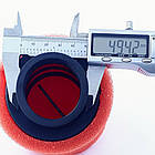 Фільтр повітряний багаторазовий квадроцикла ATV 150 250 кубів 42 44 мм 2 й поролон червоний, фото 4