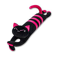 Игрушка подушка кошка черная обнимашка (110 см) ktv0244