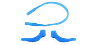 Шнурок для очок силіконовий + антислип стоппер на завушник, для дитячих оправ 17-18 см (удлінник завушника)