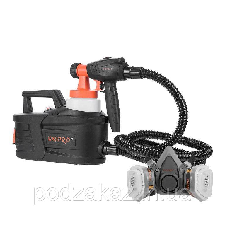 Фарбопульт електричний Dnipro-M SF-100 + Комплект напівмаска з фільтрами RS-2 HLZ, фото 1