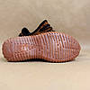 Кросівки Yeezy Boost Brown / Black літні унісекс текстиль, фото 9