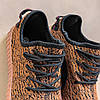 Кросівки Yeezy Boost Brown / Black літні унісекс текстиль, фото 7