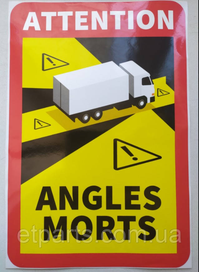 Наклейка "сліпих зон"