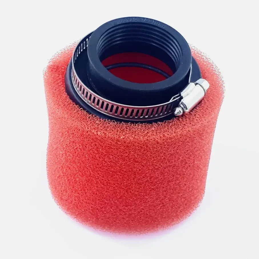 Фільтр повітряний багаторазовий квадроцикла ATV 110 125 кубів 35 38 мм 2й поролон червоний, фото 1