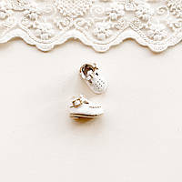 Туфельки міні ретро 2.5*1.2 см Білі