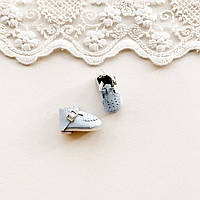 Туфельки міні ретро 2.5*1.2 см Сині