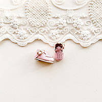 Туфельки міні ретро 2.5*1.2 см Рожеві