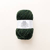 Пряжа Vivchari Сolored Wool 818 Пляшковий зелений