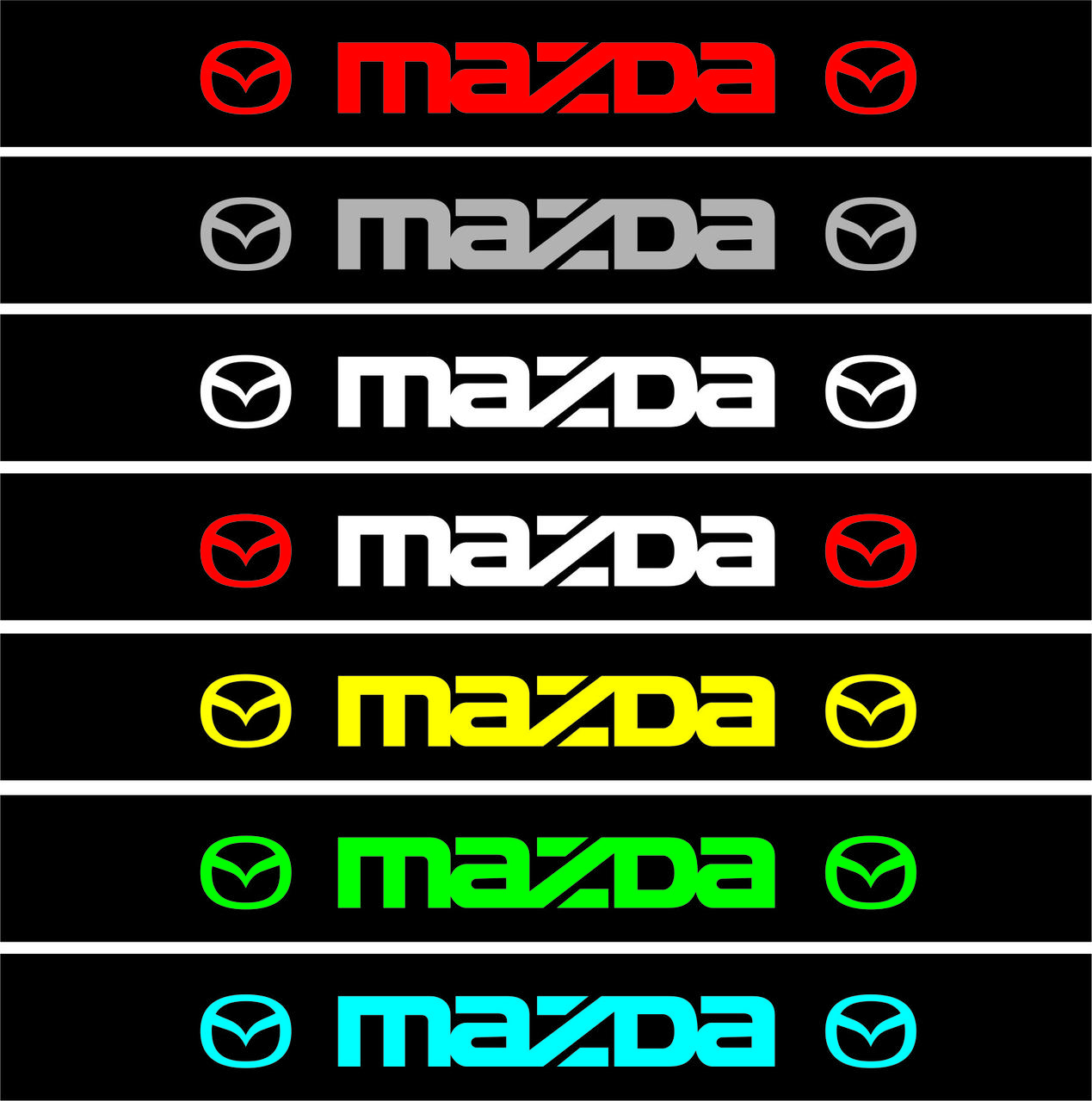 Сонцезахисна наклейка на лобове скло Mazda speed