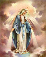 Алмазная мозаика ColorArt Икона Непорочное зачатие Девы Марии 40х50 SP095