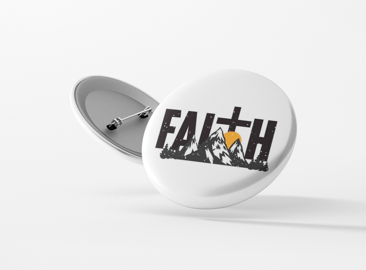 Значок металевий Faith №43