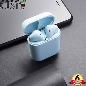 Бездротові Bluetooth Навушники (Вкладиші) З Чіпом JL D8 Inpods 12 Блакитні. (Час роботи - 2-3 години)