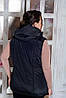 Жіночі жилетки з капюшоном великого розміру 50-66, фото 4