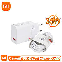 Сетевое зарядное устройство Mi Tubro Charger 33W с кабелем (Xiaomi, Poco, Redmi)