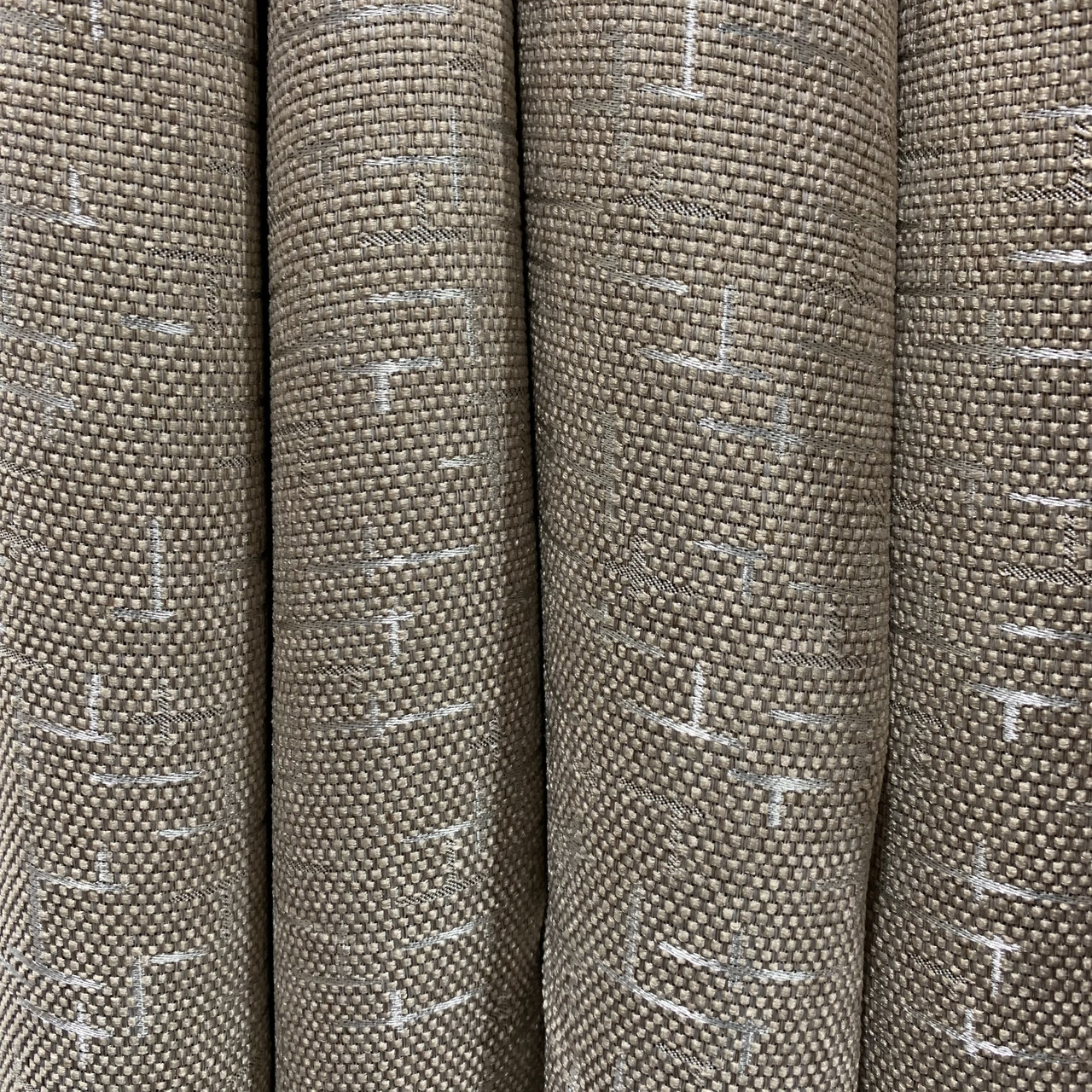 Шторна тканина блекаут-мішковина кольору кава з молоком , висота 2,8 м (M22-5), фото 1