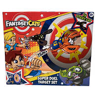 Игровой набор для стрельбы из рогатки FANTASTICATS Super Duel Target Set