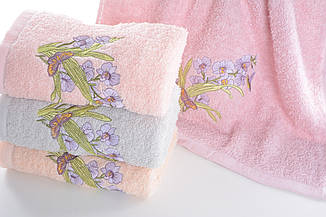 Рушники Фіолетовий букет 140*70 см