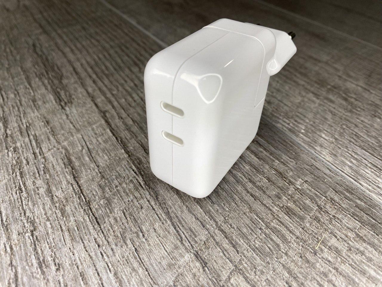 Адаптер USB-C+C 35W для швидкої зарядки iPhone 14 Pro Max, Power Adapter