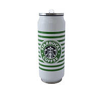 Термобутылка с трубочкой 380 мл Starbucks coffee EL-306-C T