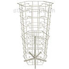 Стійка обертова MONO-60, біла. Торгова металева стійка для демонстрації окулярів в магазин, фото 2