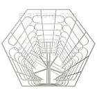 Стійка обертова MONO-60, біла. Торгова металева стійка для демонстрації окулярів в магазин, фото 3