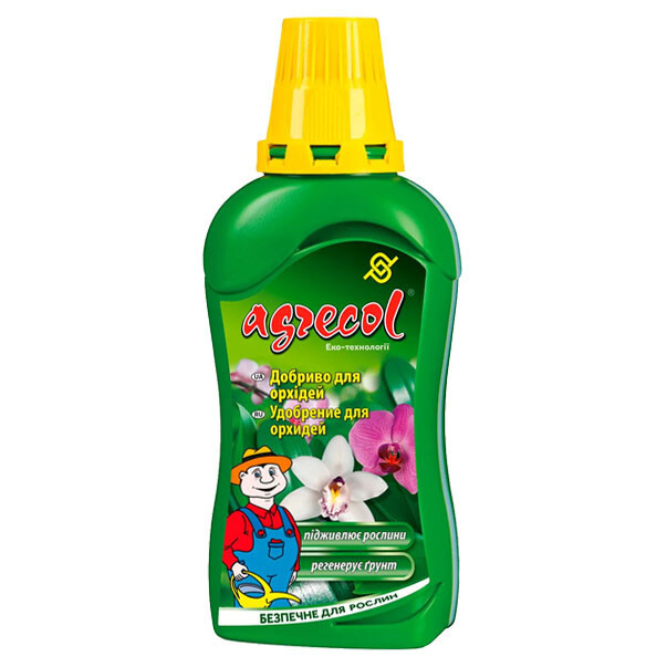 Добриво для орхідей, 0,35 л, рідке Agrecol