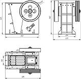 Щокова дробарка бензиновий двигун 7 к.с. для будівельних відходів (камінь, керпіч, бетон) BIZON-150, фото 7
