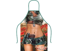 Фартух з приколом Жінка-Воїн