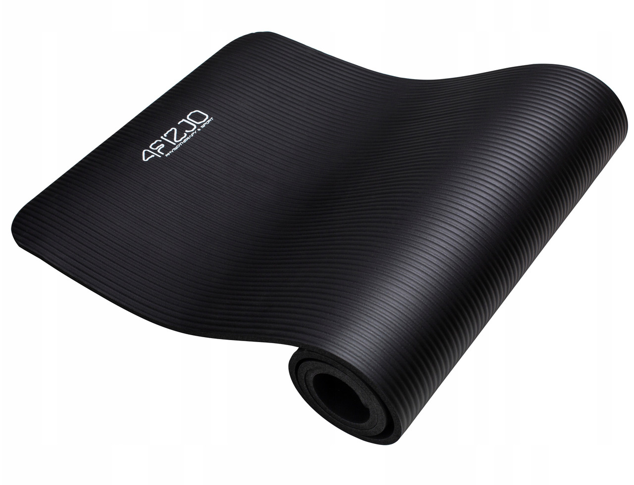 Коврик (мат) для йоги та фітнесу 4FIZJO NBR 1.5 см 4FJ0150 Black W_1749, фото 1