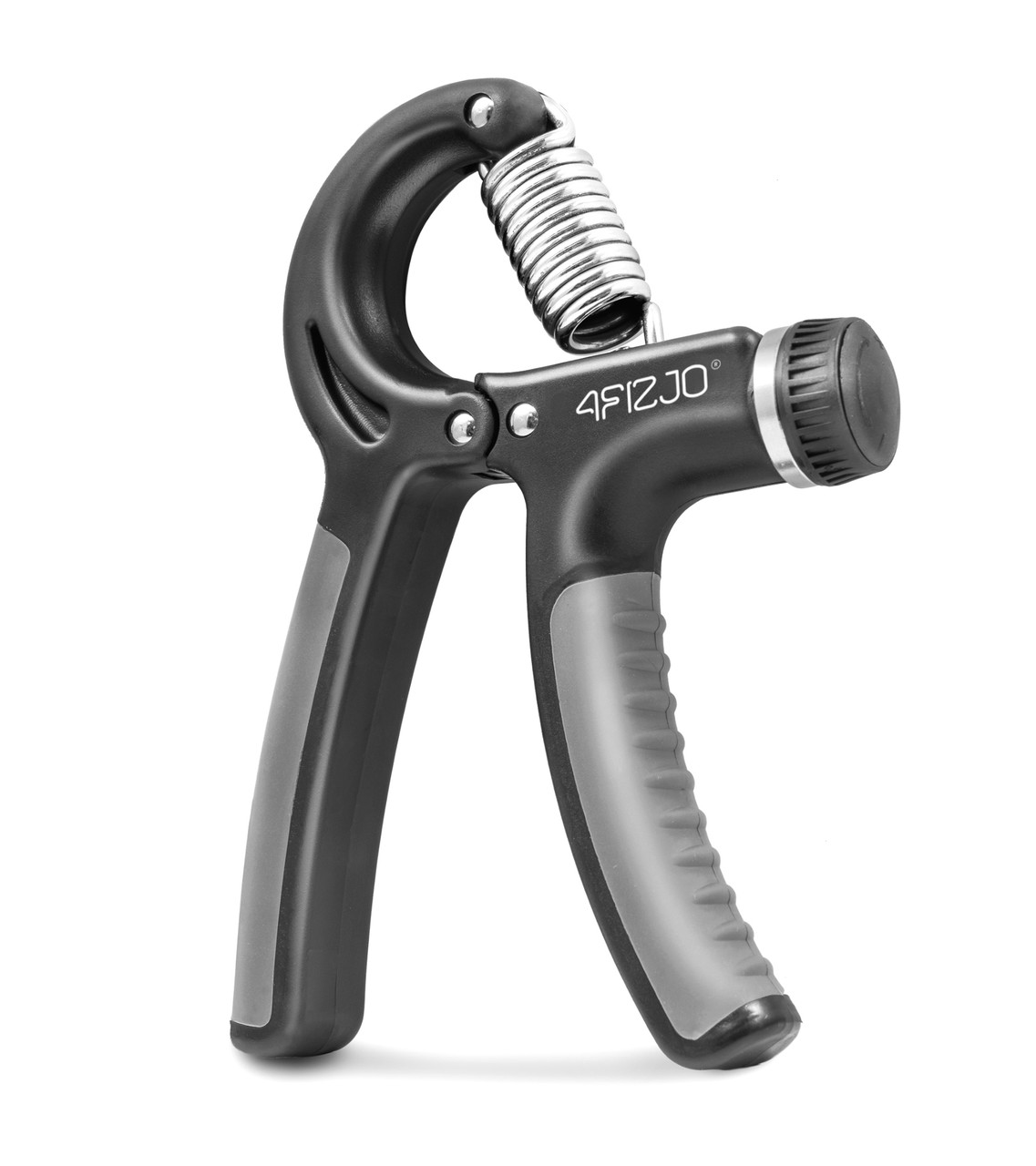 Еспандер кистьовий пружинний з регульованим навантаженням 4FIZJO 10-40 кг 4FJ0159 Black/Grey W_1681, фото 1