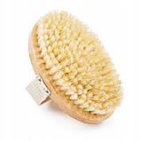 Щітка для сухого масажу тіла 4FIZJO з натуральним ворсом 4FJ0349 W_1878, фото 6