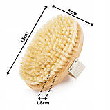 Щітка для сухого масажу тіла 4FIZJO з натуральним ворсом 4FJ0349 W_1878, фото 8