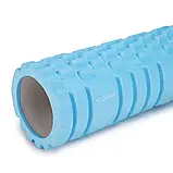 Ролик масажний Cornix EVA 33 x 14 см валик ролер для спорту фітнесу йоги тренувань Блакитний W_1907, фото 4