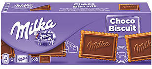 Печиво Milka Choco Biscuit з молочним шоколадом, 150 г