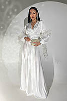 Платье Jadone Fashion Шик M белое