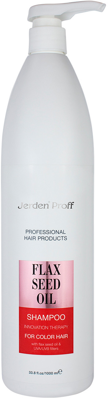 Шампунь Jerden Proff Flax Seed Oil для фарбованого волосся 1 л (4823085602039)