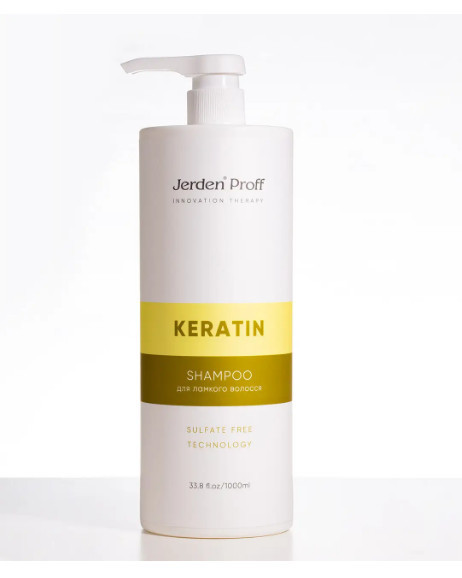 Шампунь Jerden Proff Keratin безсульфатний з кератином 1 л (4823085614018)