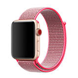 Нейлоновий ремінець для смарт-годинника 42/44 mm Nylon Sport Loop Electric Pink (Рожевий), фото 4