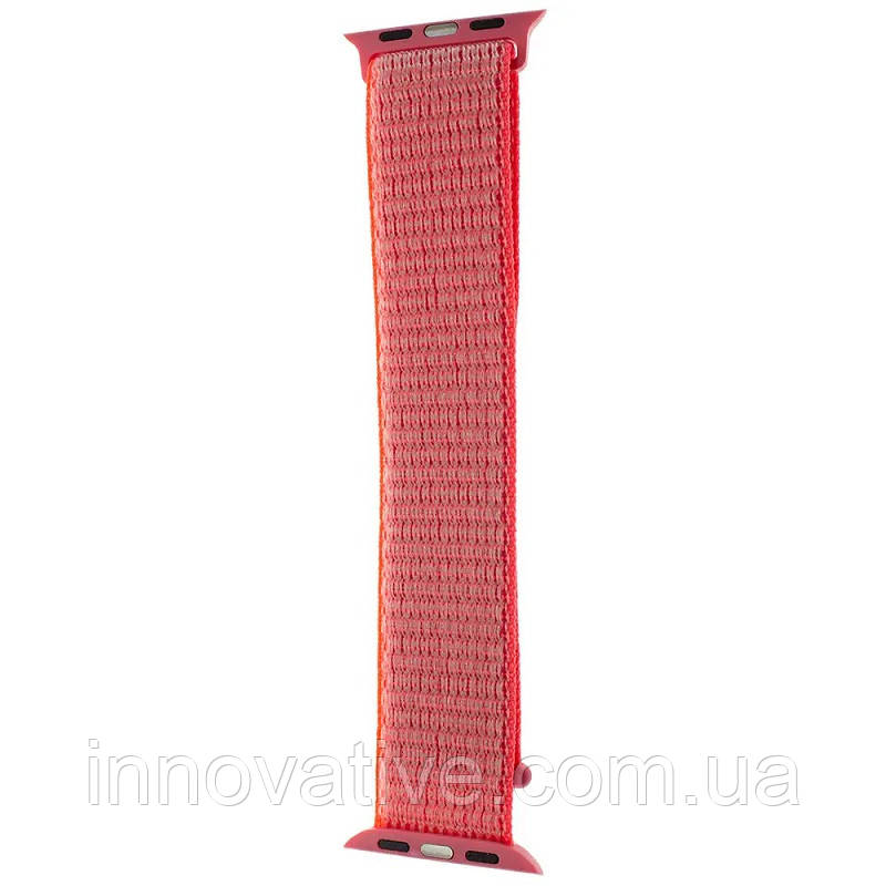Нейлоновий ремінець для смарт-годинника 42/44 mm Nylon Sport Loop Nectarine (Жовтогарячий)