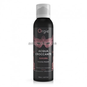 Пінка для масажу Orgie Acqua Croccante Sakura, 150 мл, квіти сакури