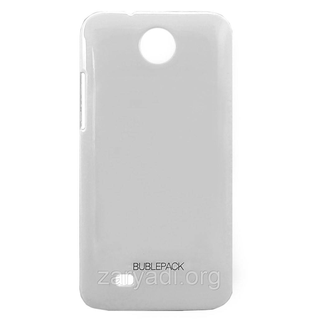 Чохол-накладка для HTC Desire 300, пластиковий, Buble Pack, Білий /case/кейс /штс